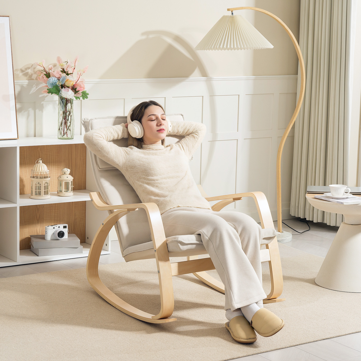 cortex-london-york-cream-white-linen-feel-rocking-chair-high-back-headrest