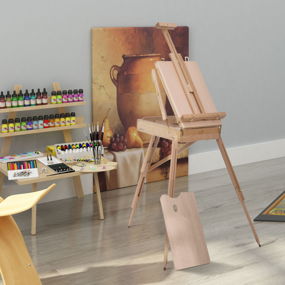cortex-london-windsor-beech-wood-folding-art-easel-drawing-board
