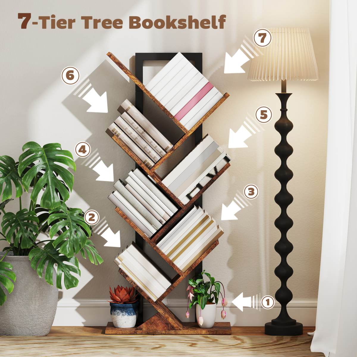cortex-london-windsor-tree-bookshelf-storage-cabinet-rustic-brown-black