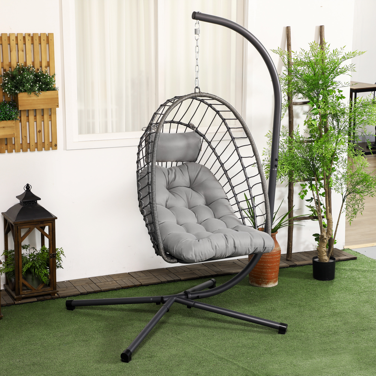 cortex-london-kensington-grey-rattan-hanging-swing-chair-steel-frame-cushion
