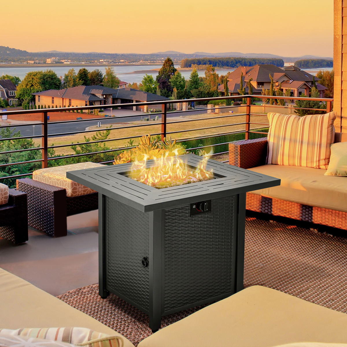 cortex-london-windsor-square-rattan-propane-gas-fire-pit-table-stainless-steel-burner-lava-rocks-lid