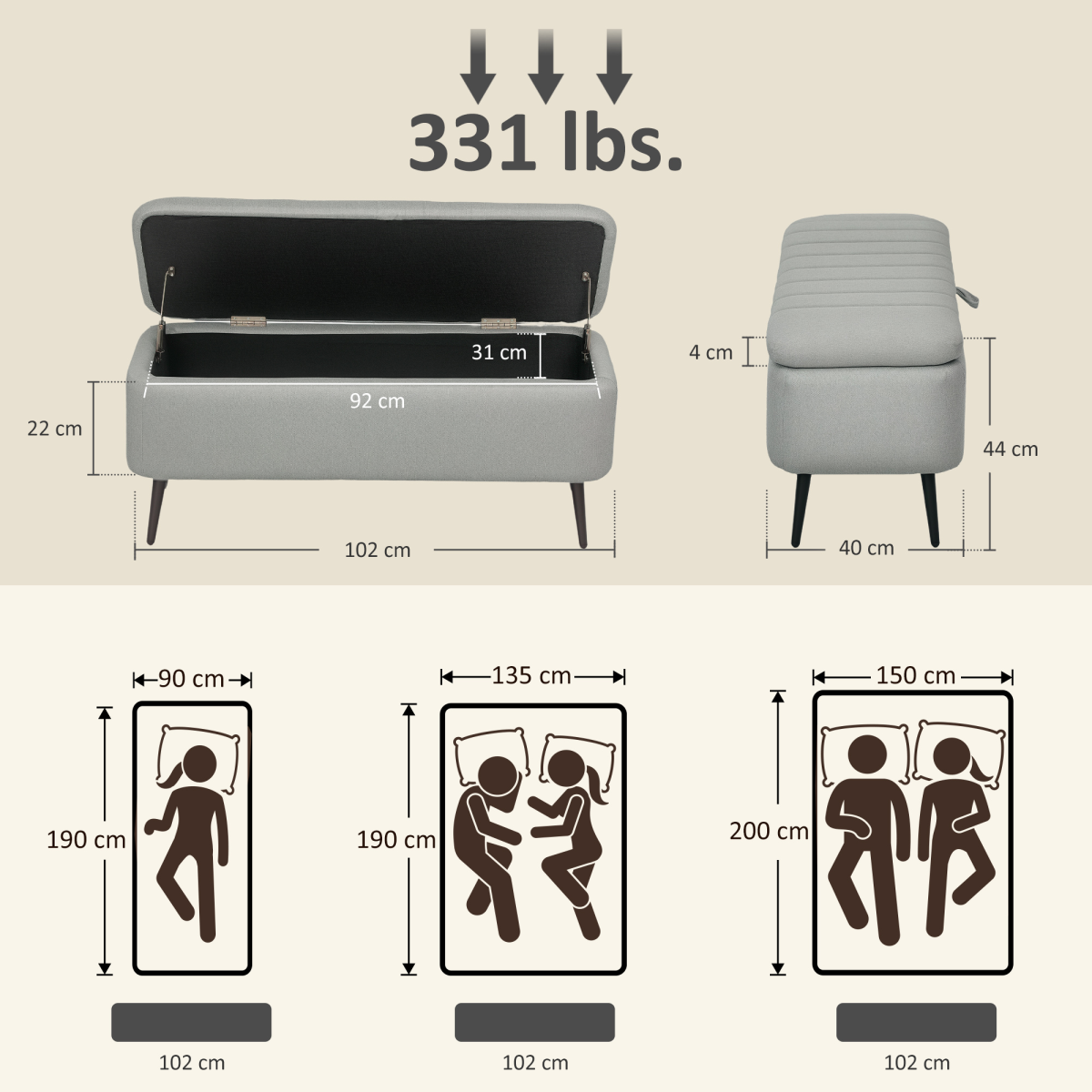 cortex-london-york-dark-blue-storage-ottoman-padded-seat-linen-touch-fabric-steel-legs