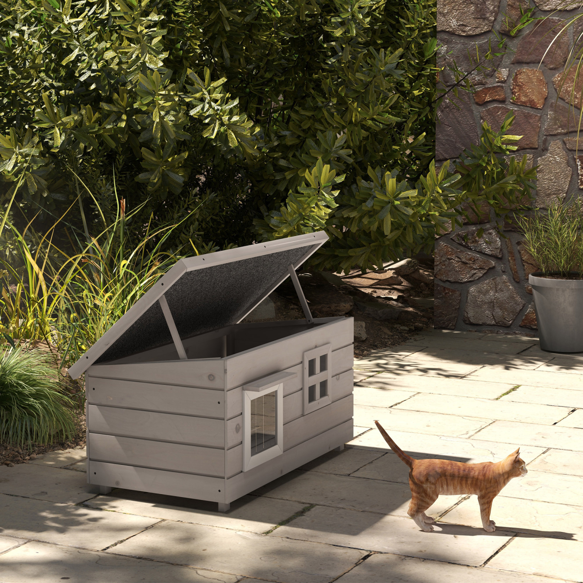 cortex-london-windsor-outdoor-wooden-cat-house-asphalt-roof-grey