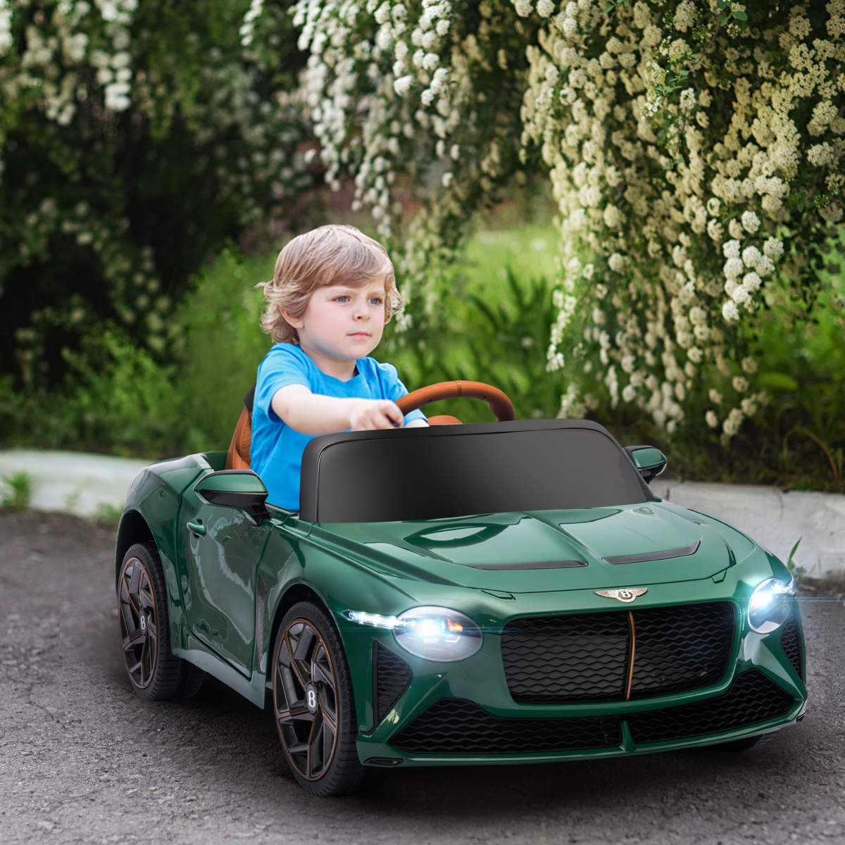 cortex-london-windsor-bentley-bacalar-licensed-12v-kids-ride-on-green-with-remote