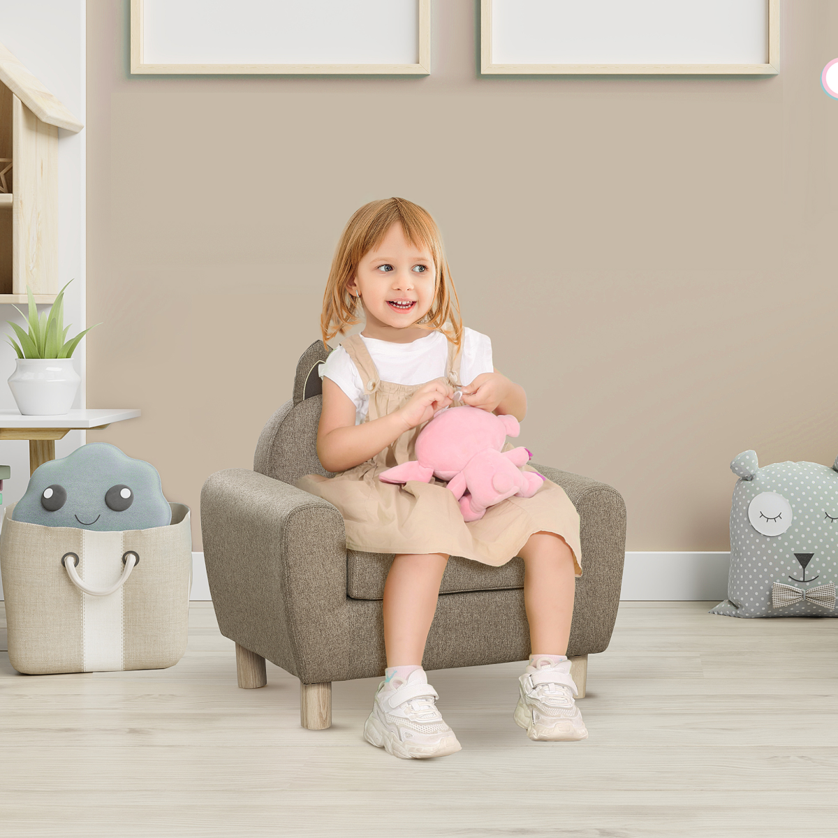 cortex-london-york-brown-kids-linen-mini-sofa-chair