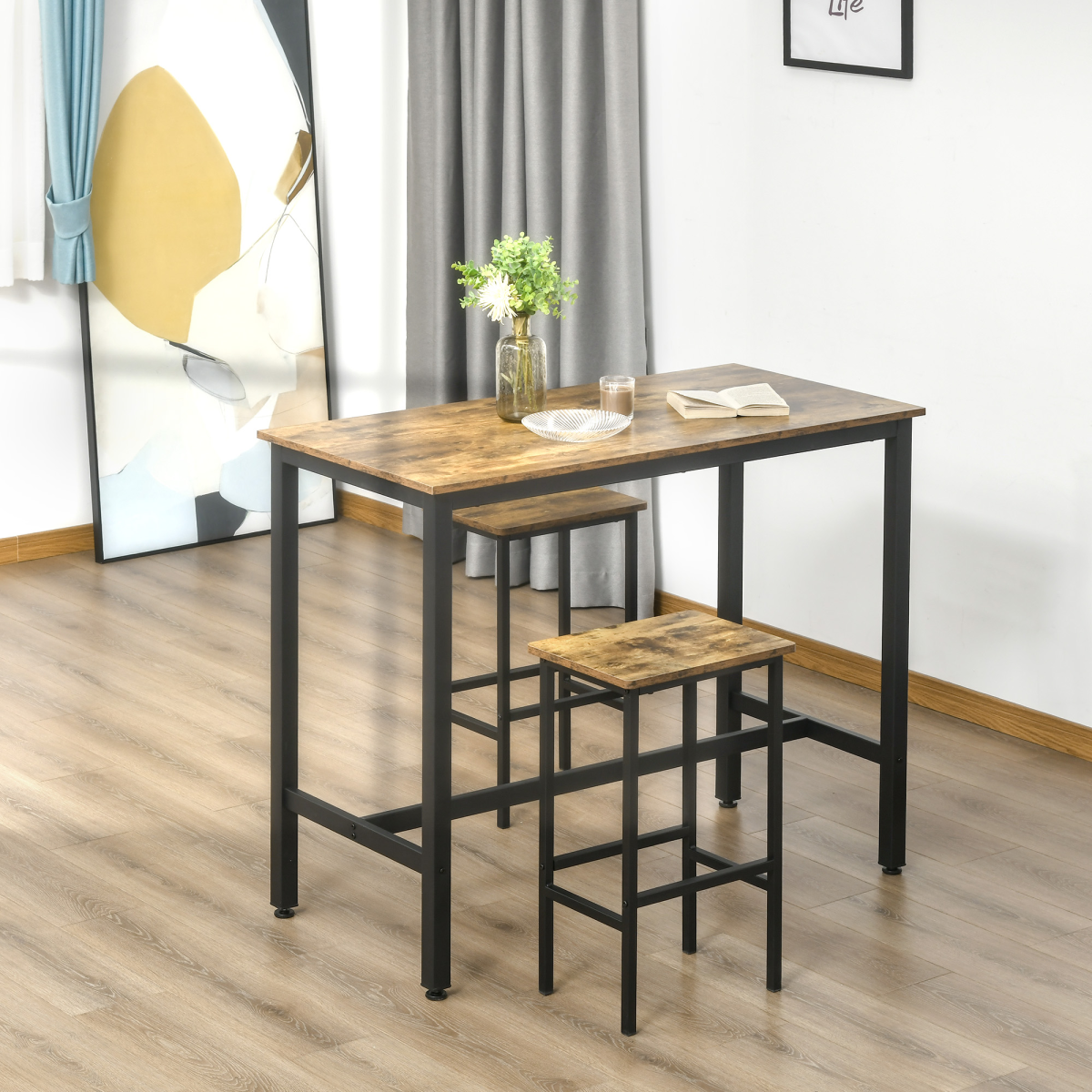 cortex-london-soho-rustic-brown-kitchen-breakfast-bar-chairs-set-of-2-with-footrest