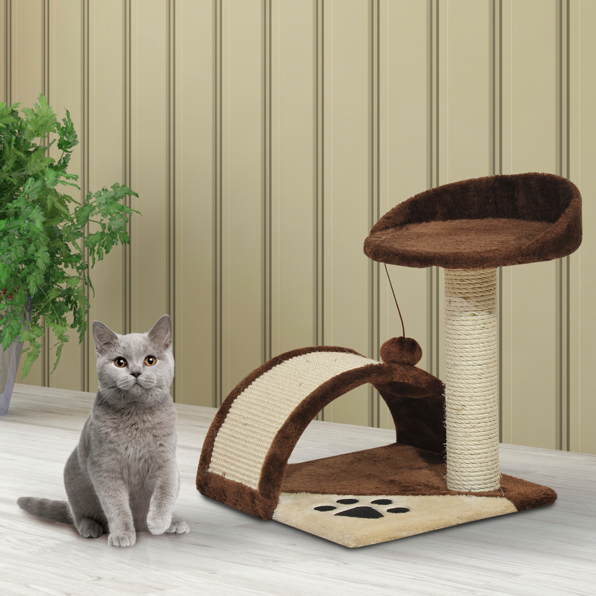 cortex-london-windsor-cat-tree-sisal-scratching-posts-brown-ball-toy