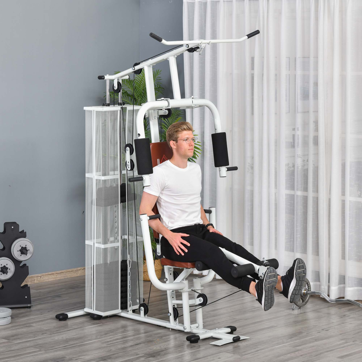 cortex-london-windsor-home-gym-weight-training-station-white-45kg-weight-stack