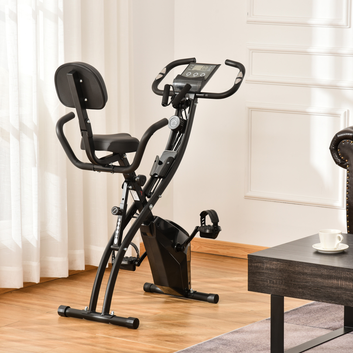 cortex-london-windsor-2-in-1-upright-exercise-bike-black