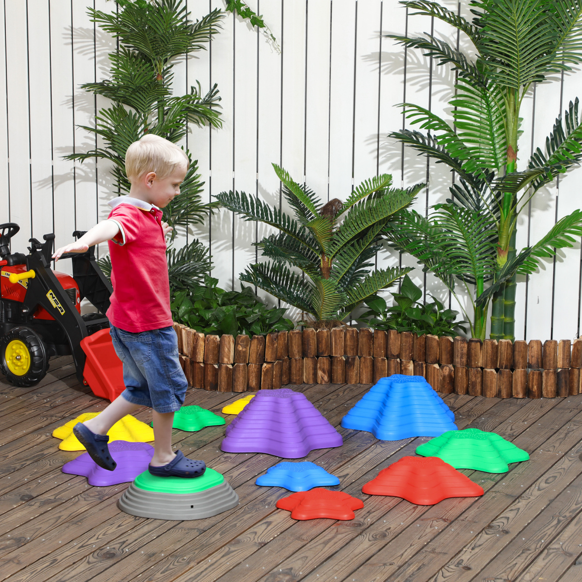 cortex-london-windsor-kids-balance-stepping-stones-11-piece-multicoloured