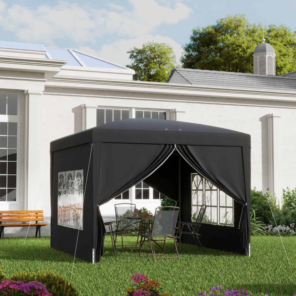 cortex-london-windsor-black-pop-up-gazebo-party-tent-3m-3m-storage-bag