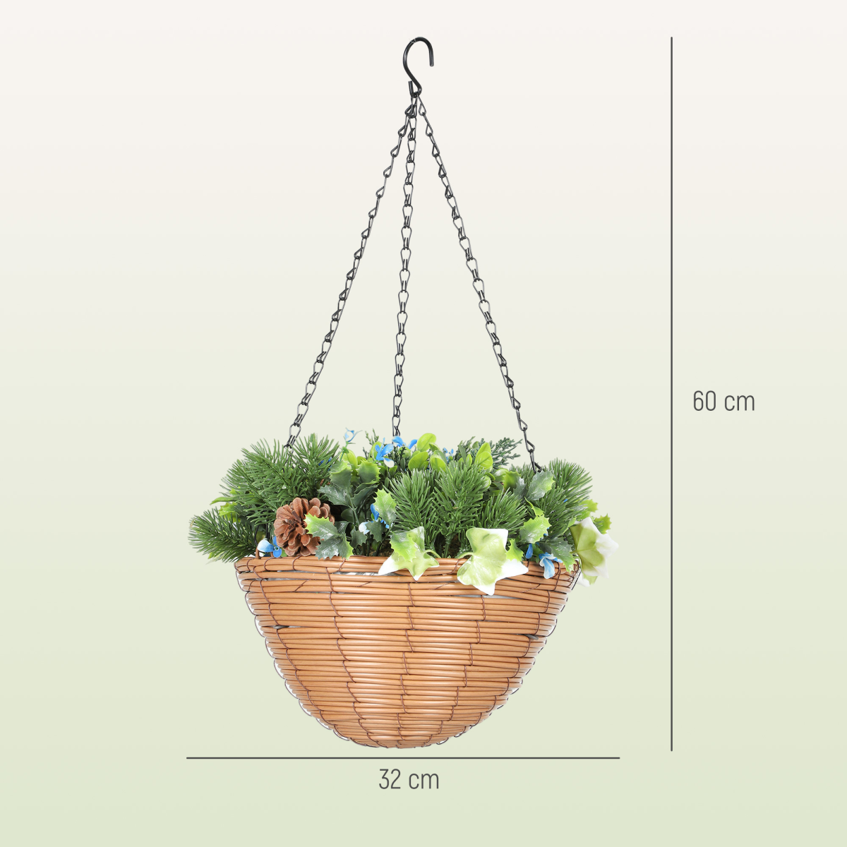 cortex-london-kensington-artificial-hanging-basket-set-of-2-blue-green-pinecones