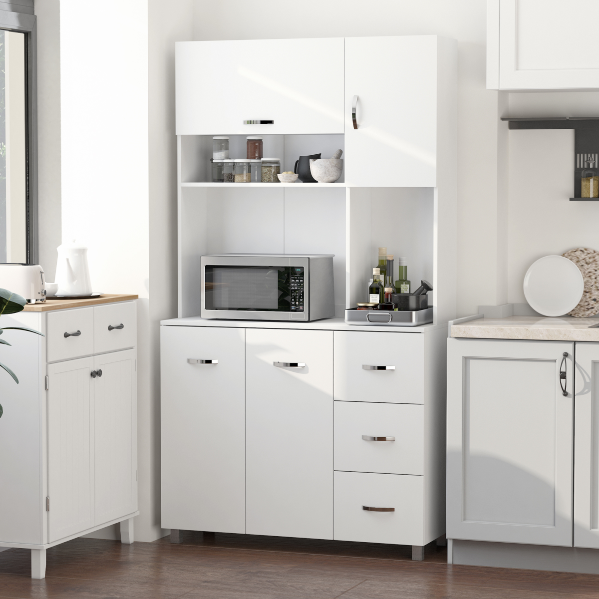 cortex-london-windsor-white-freestanding-kitchen-storage-cabinet-three-drawers