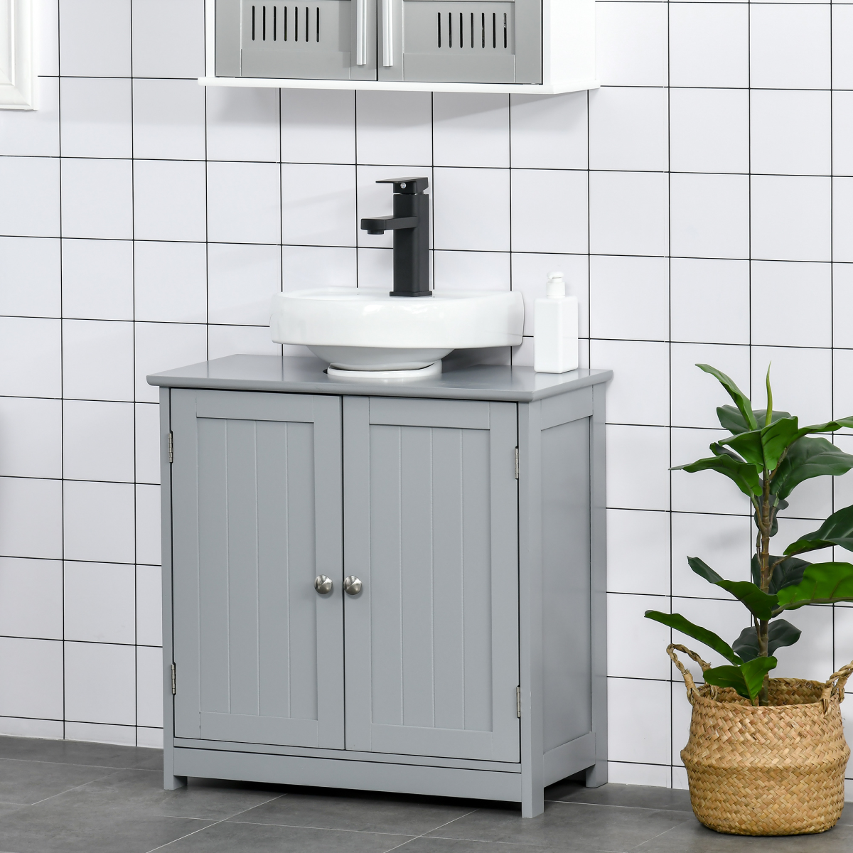 cortex-london-windsor-60cm-grey-under-sink-storage-cabinet-adjustable-shelf-drain-hole