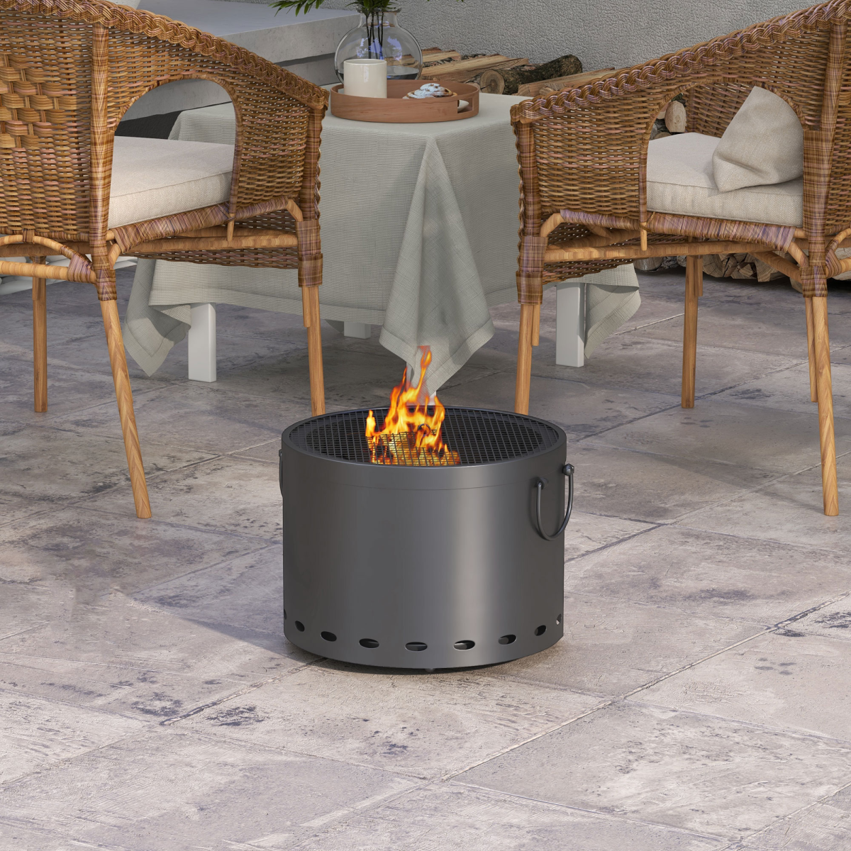 cortex-london-york-38cm-smokeless-wood-burning-fire-pit-dark-grey