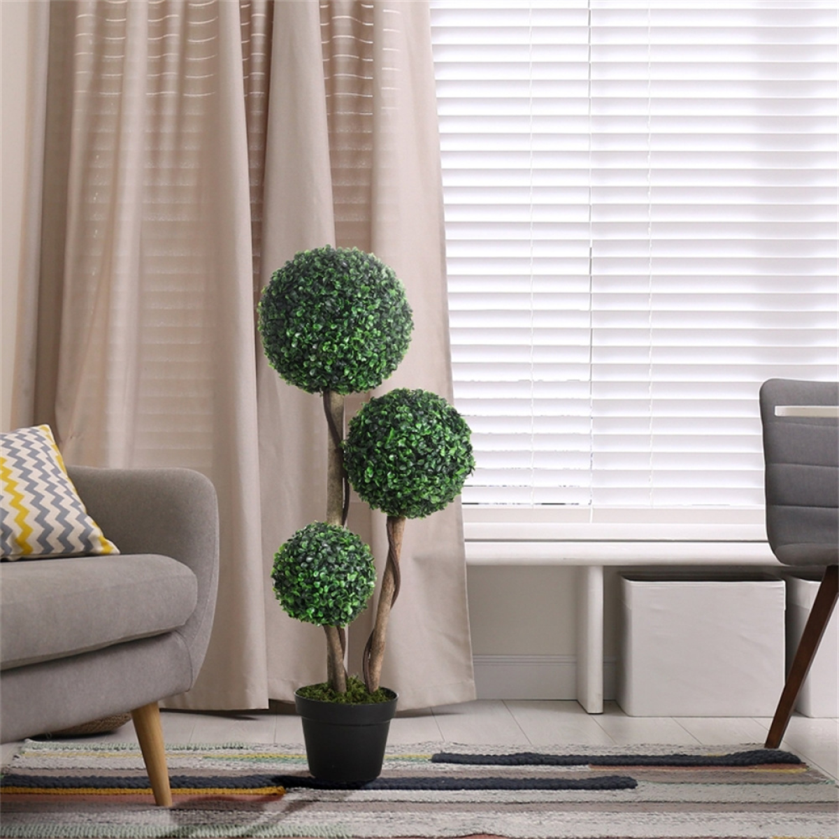cortex-london-windsor-boxwood-three-ball-artificial-tree-dark-green-jet-black