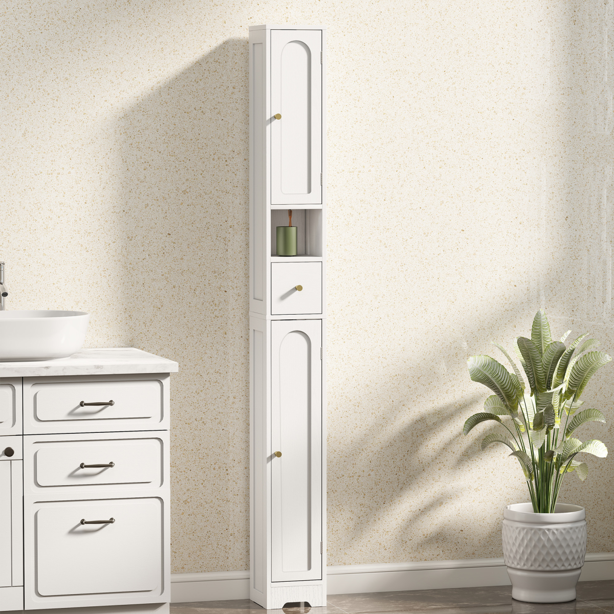 cortex-london-windsor-20cm-slim-bathroom-storage-cabinet-white