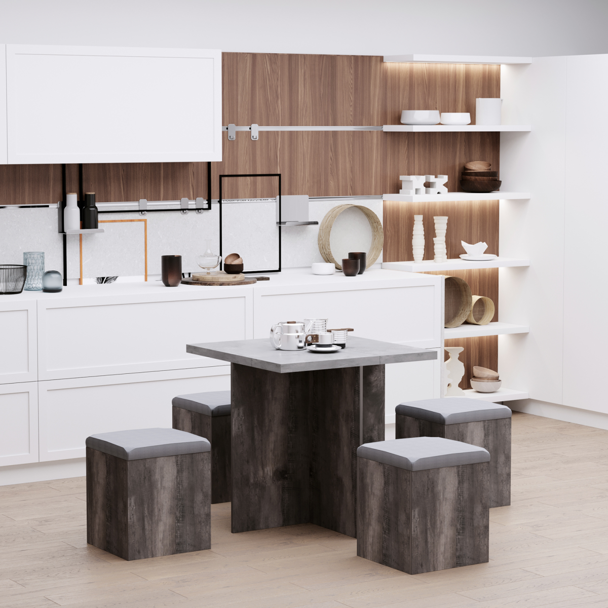 cortex-london-windsor-grey-five-piece-storage-dining-set
