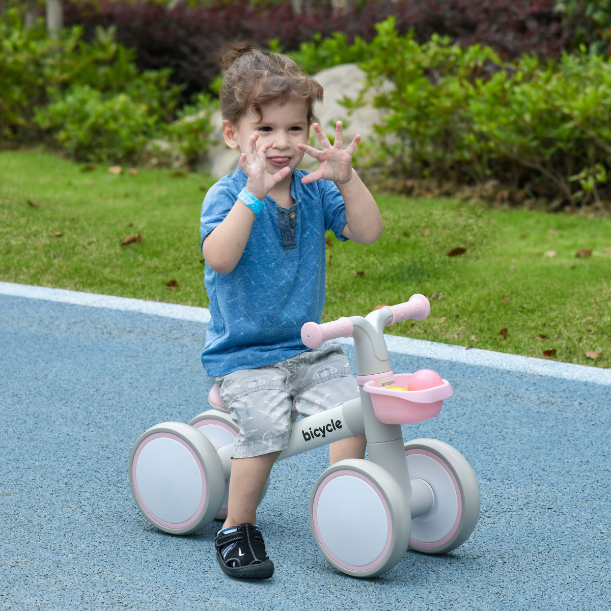 cortex-london-windsor-kids-balance-bike-pink-adjustable-seat