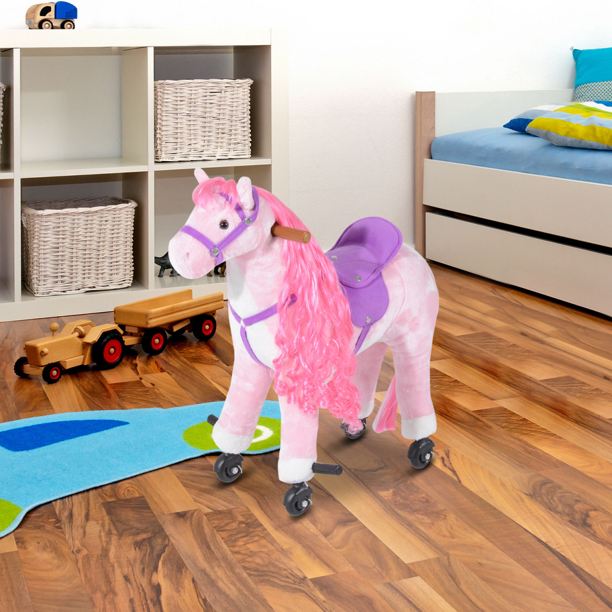 cortex-london-windsor-mechanical-walking-ride-on-pony-plush-sound