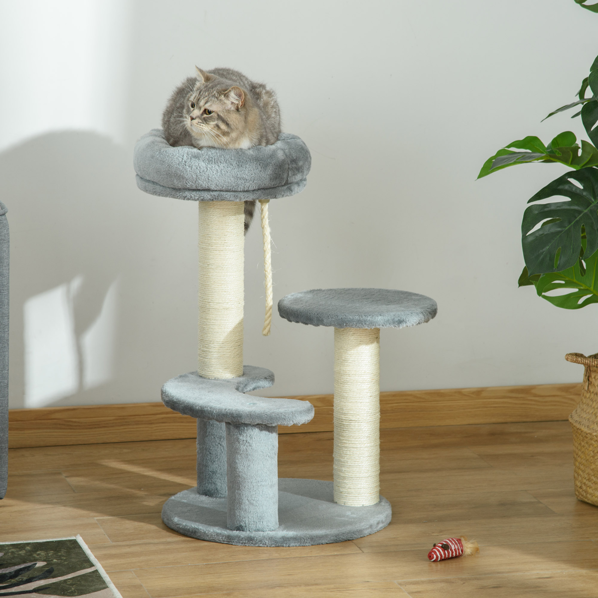 cortex-london-windsor-cat-tree-scratcher-two-perches-sisal-rope