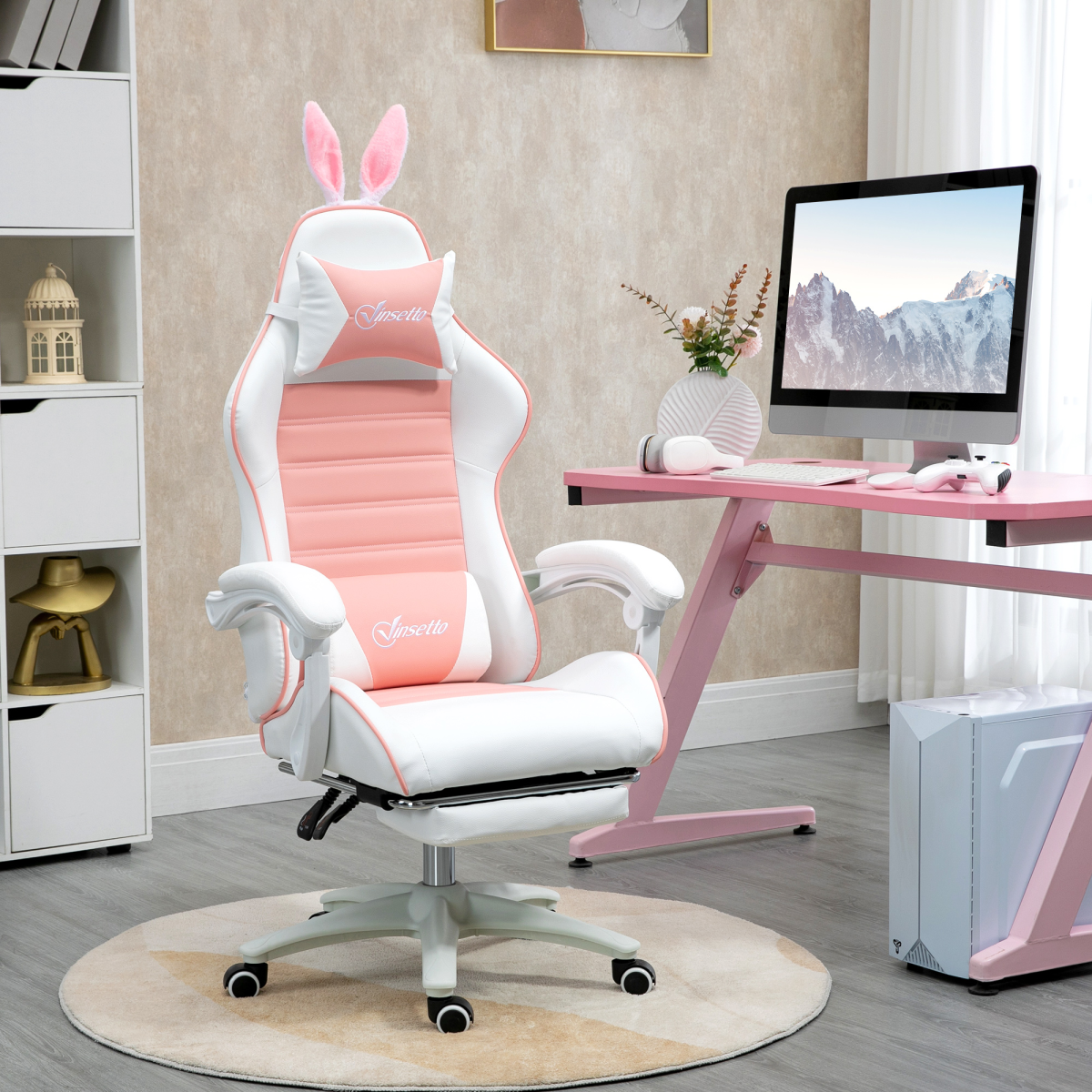 cortex-london-windsor-bunny-ears-gaming-chair-pink-footrest