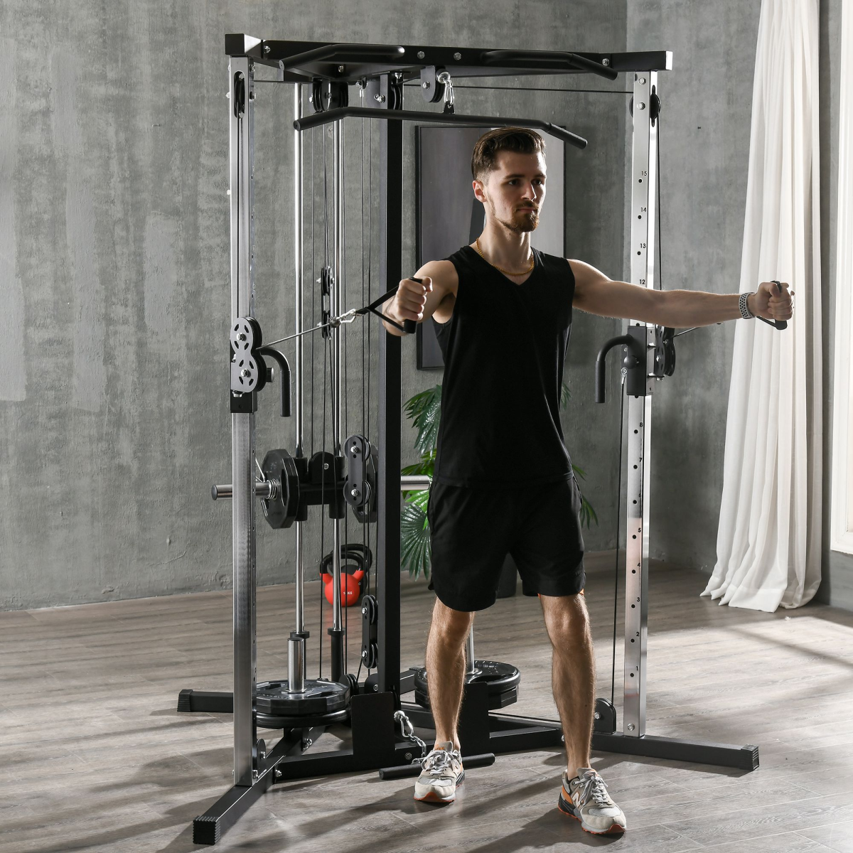 cortex-london-windsor-15-position-home-gym-workout-station-black-steel