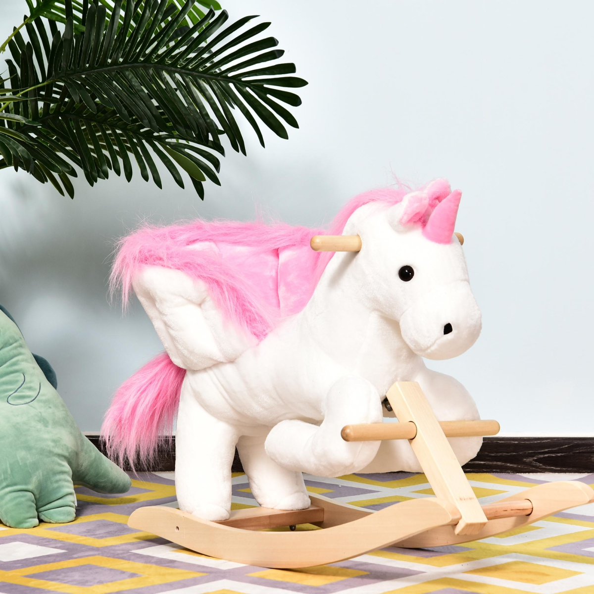 cortex-london-windsor-kids-wooden-unicorn-rocking-horse-pink