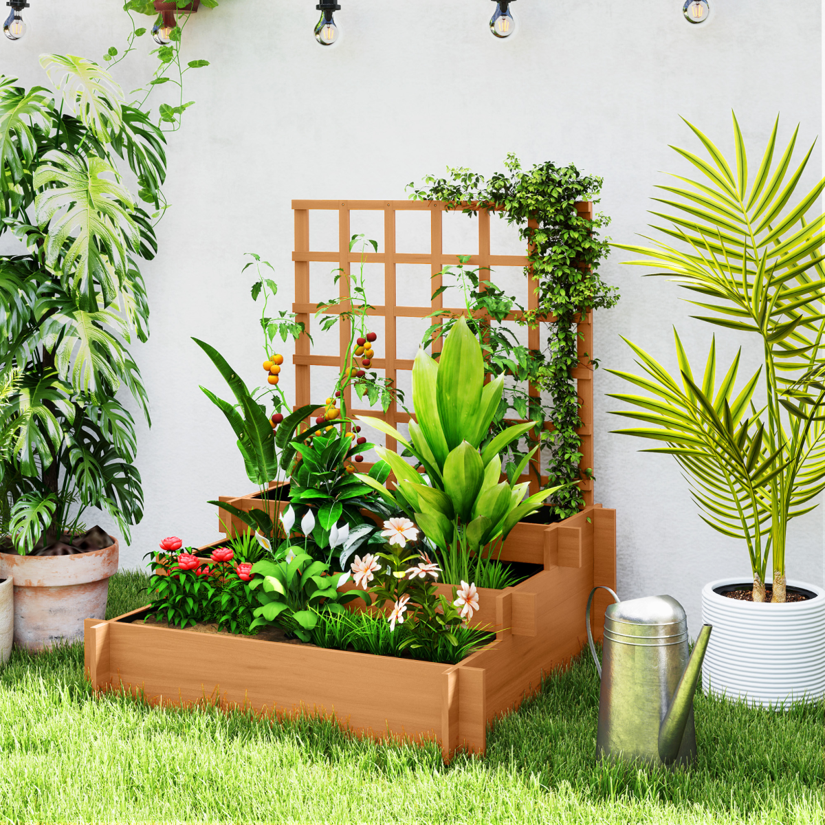kew-fir-wood-climbing-plant-trellis-with-three-planters-cortex-london