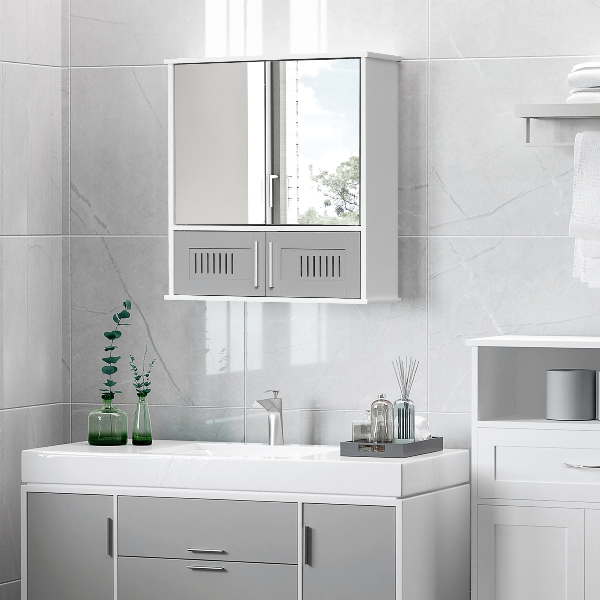 cortex-london-windsor-grey-bathroom-mirror-cabinet-wall-mounted-double-doors