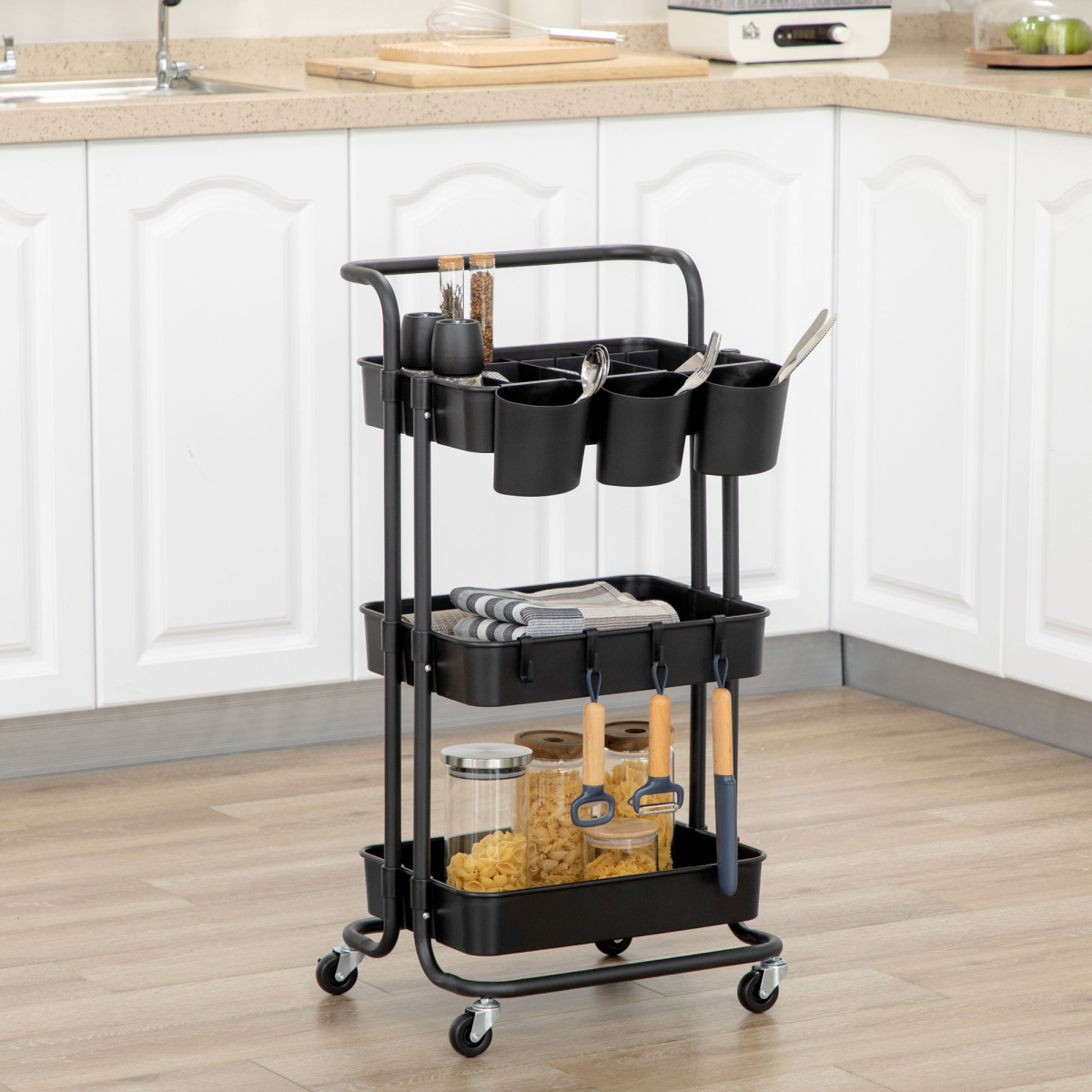 cortex-london-kensington-three-tier-utility-trolley-black-mesh-baskets