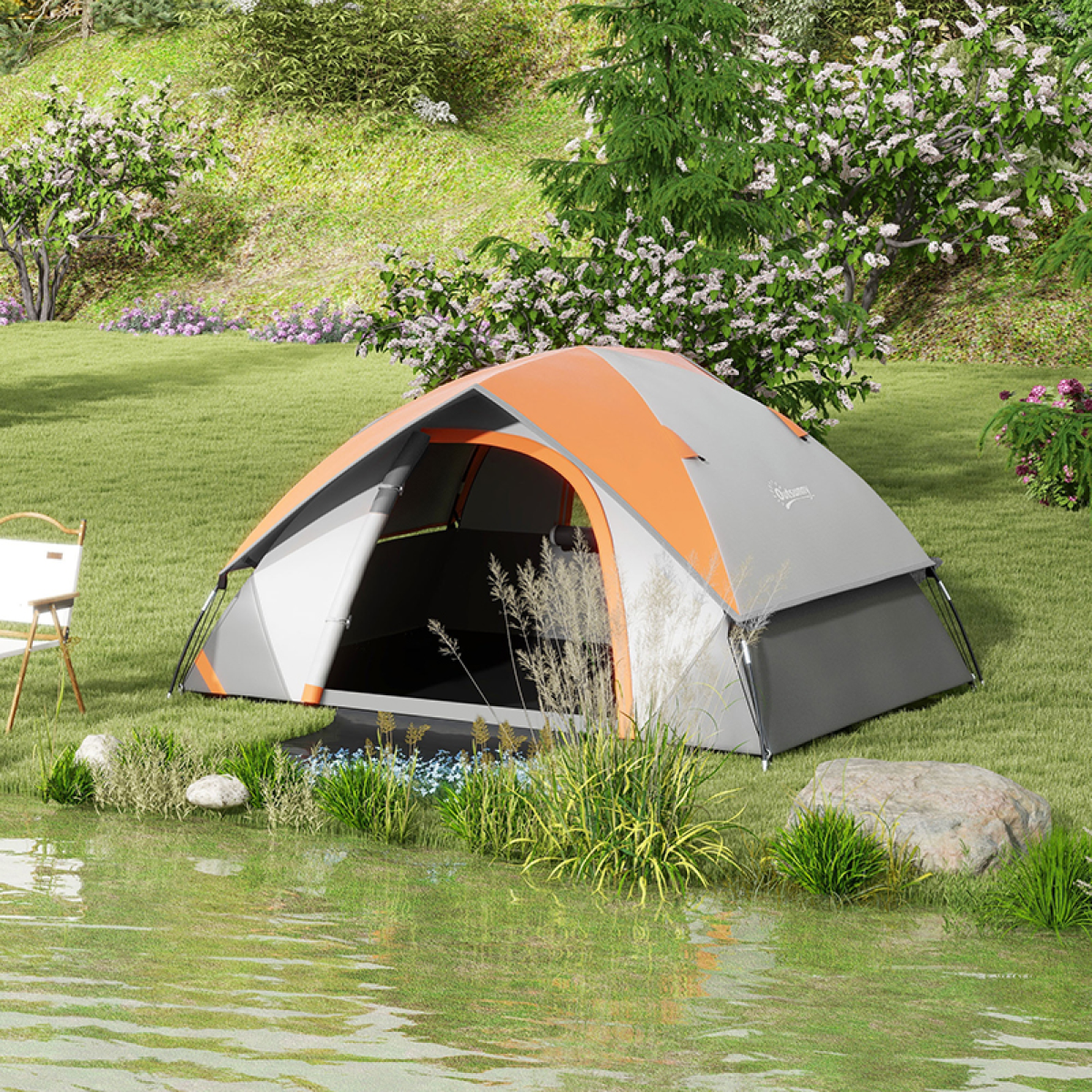 cortex-london-york-2-person-camping-tent-grey-orange