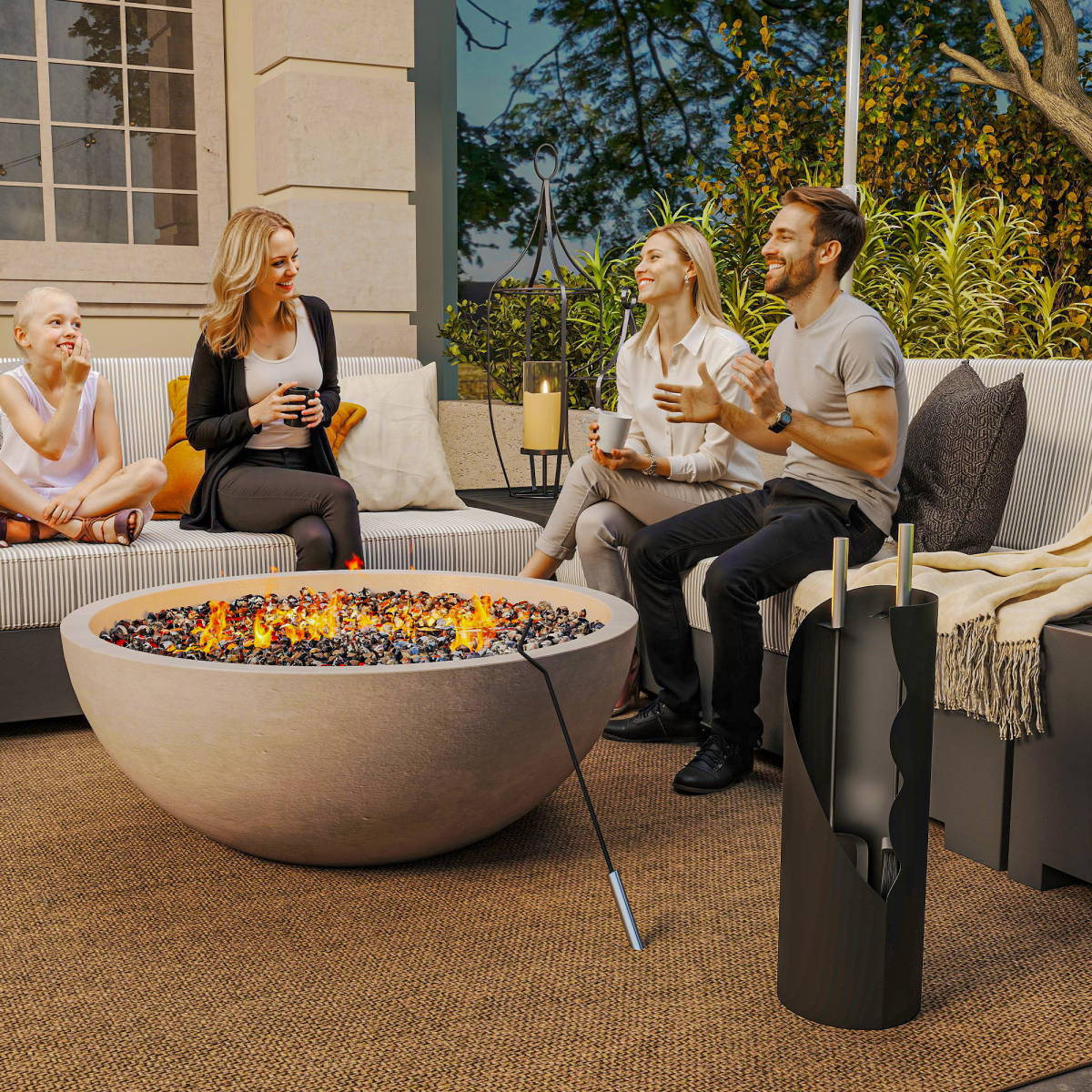cortex-london-windsor-fireside-companion-set-black-metal-four-piece