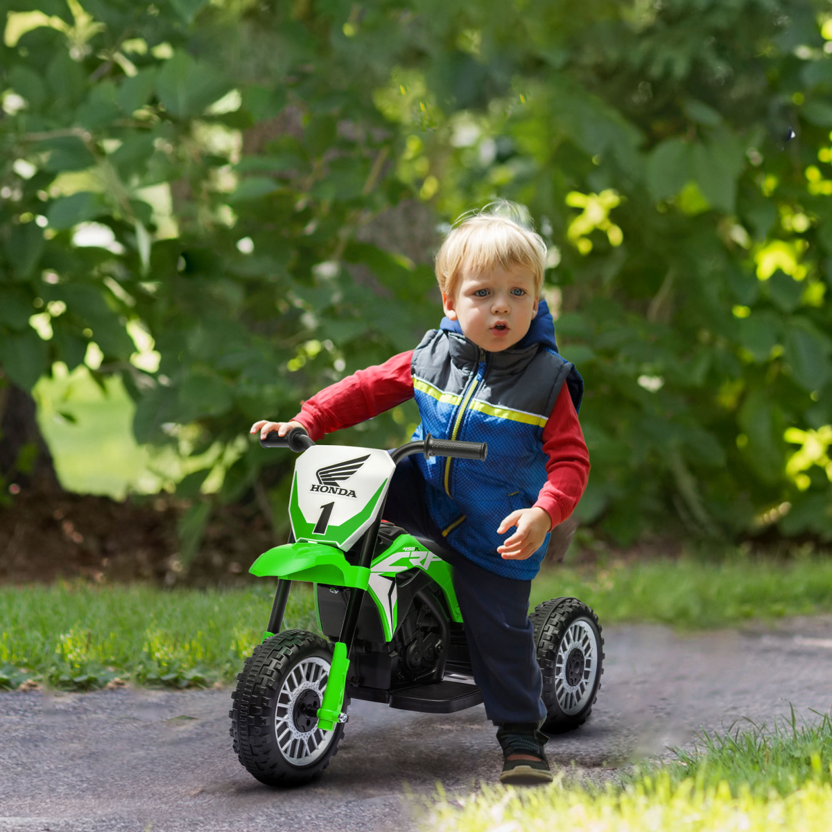 cortex-london-windsor-honda-crf450rl-licensed-6v-kids-electric-motorbike-green