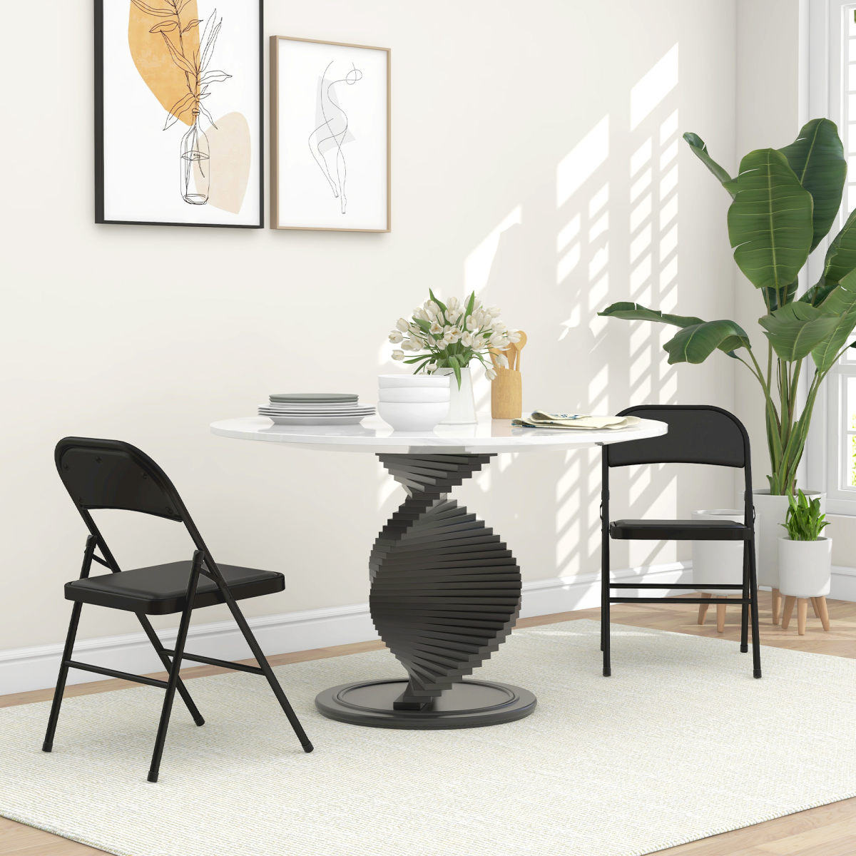cortex-london-windsor-black-padded-folding-chairs-set-of-2