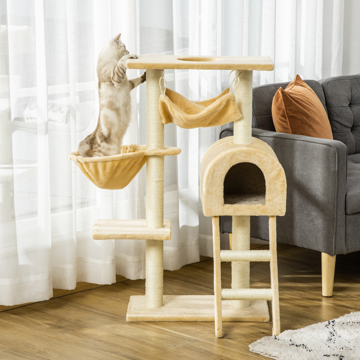 cortex-london-windsor-indoor-cat-tree-scratching-post-hammock-house