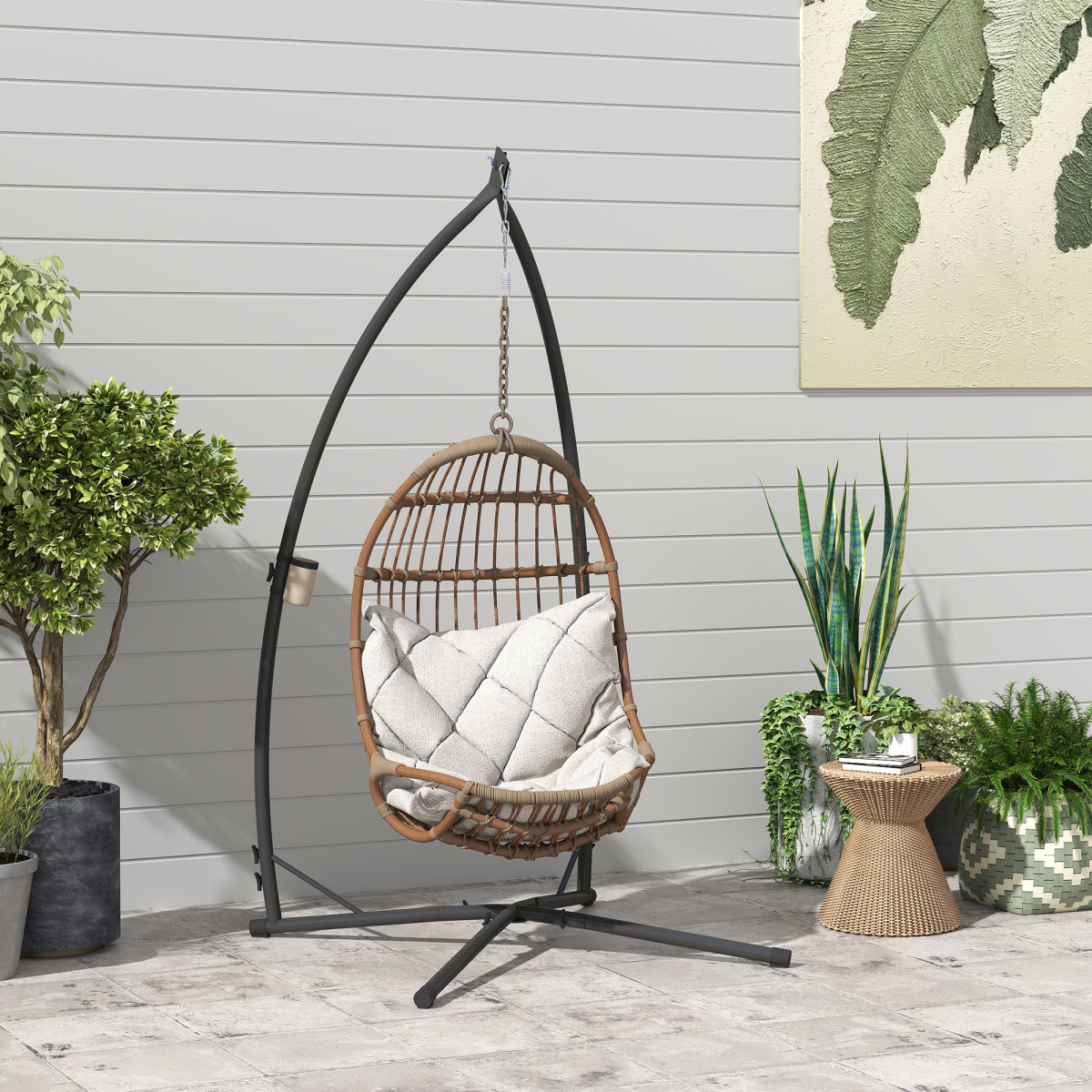 cortex-london-windsor-steel-hammock-chair-stand-black