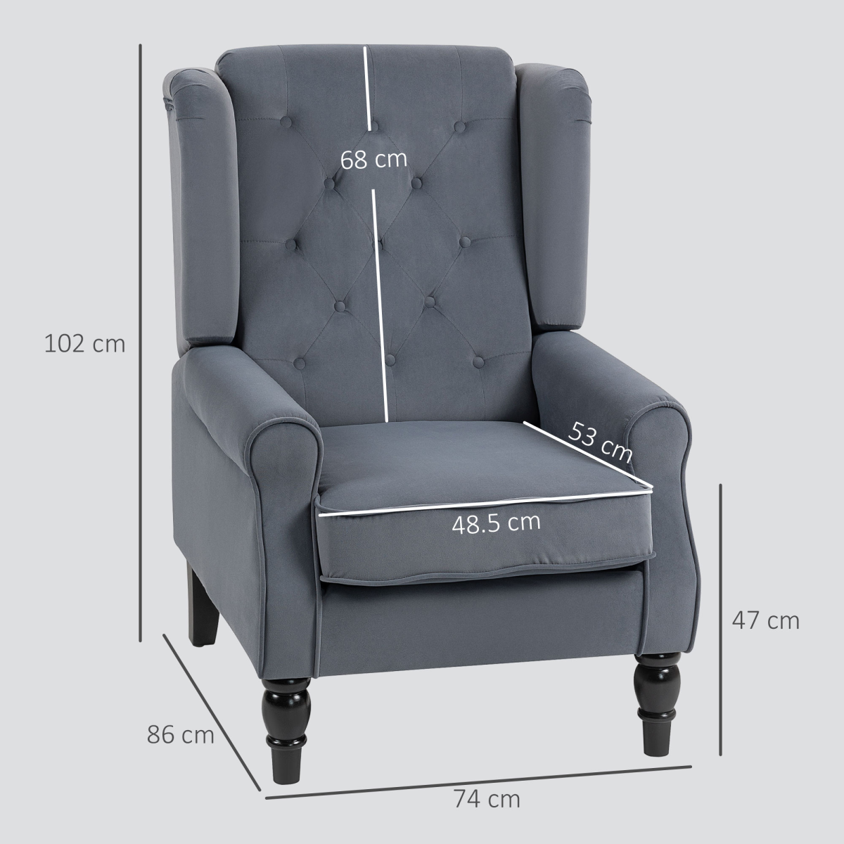 cortex-london-windsor-grey-velvet-tufted-armchair