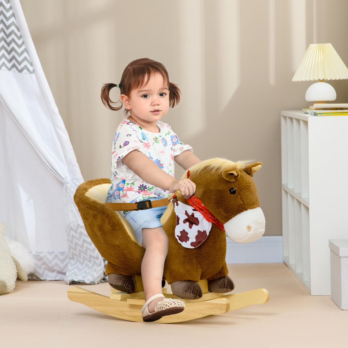 cortex-london-windsor-plush-kids-rocking-horse-with-sounds-brown-poplar-wood