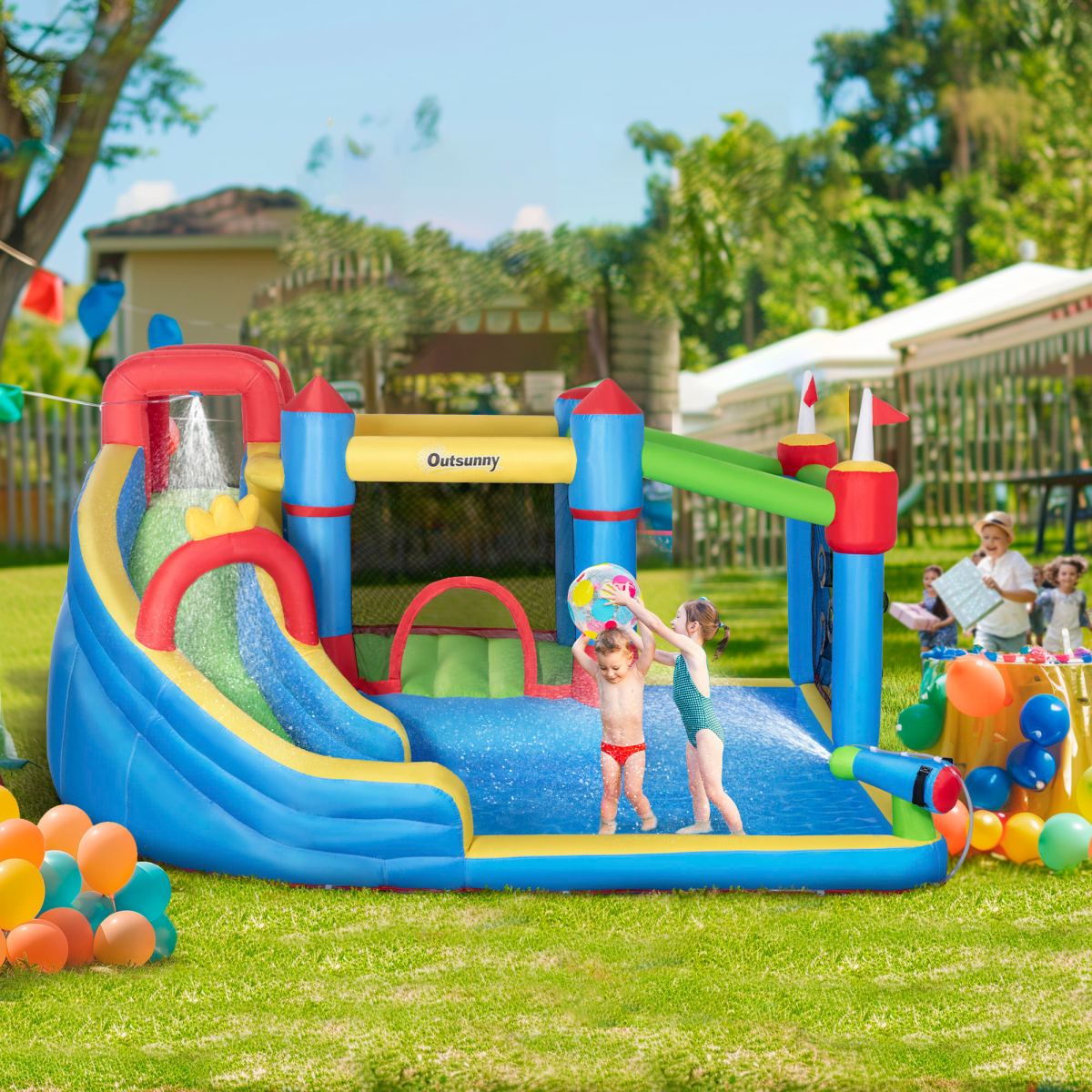 cortex-london-windsor-kids-6-in-1-inflatable-water-slide-water-gun-castle