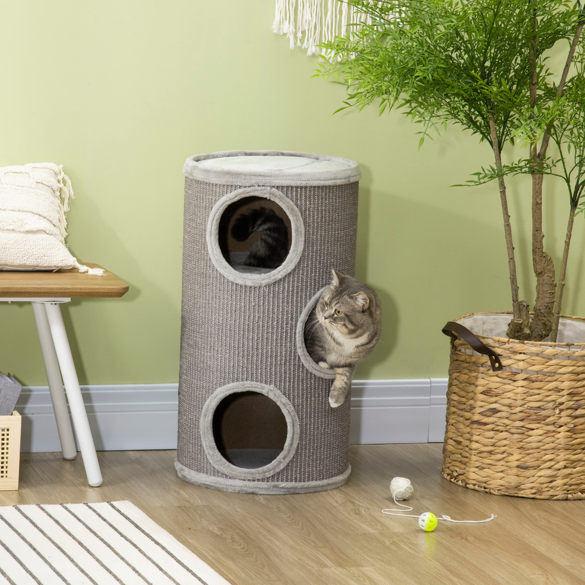 cortex-london-windsor-sisal-cat-barrel-kitten-tree-tower-light-grey