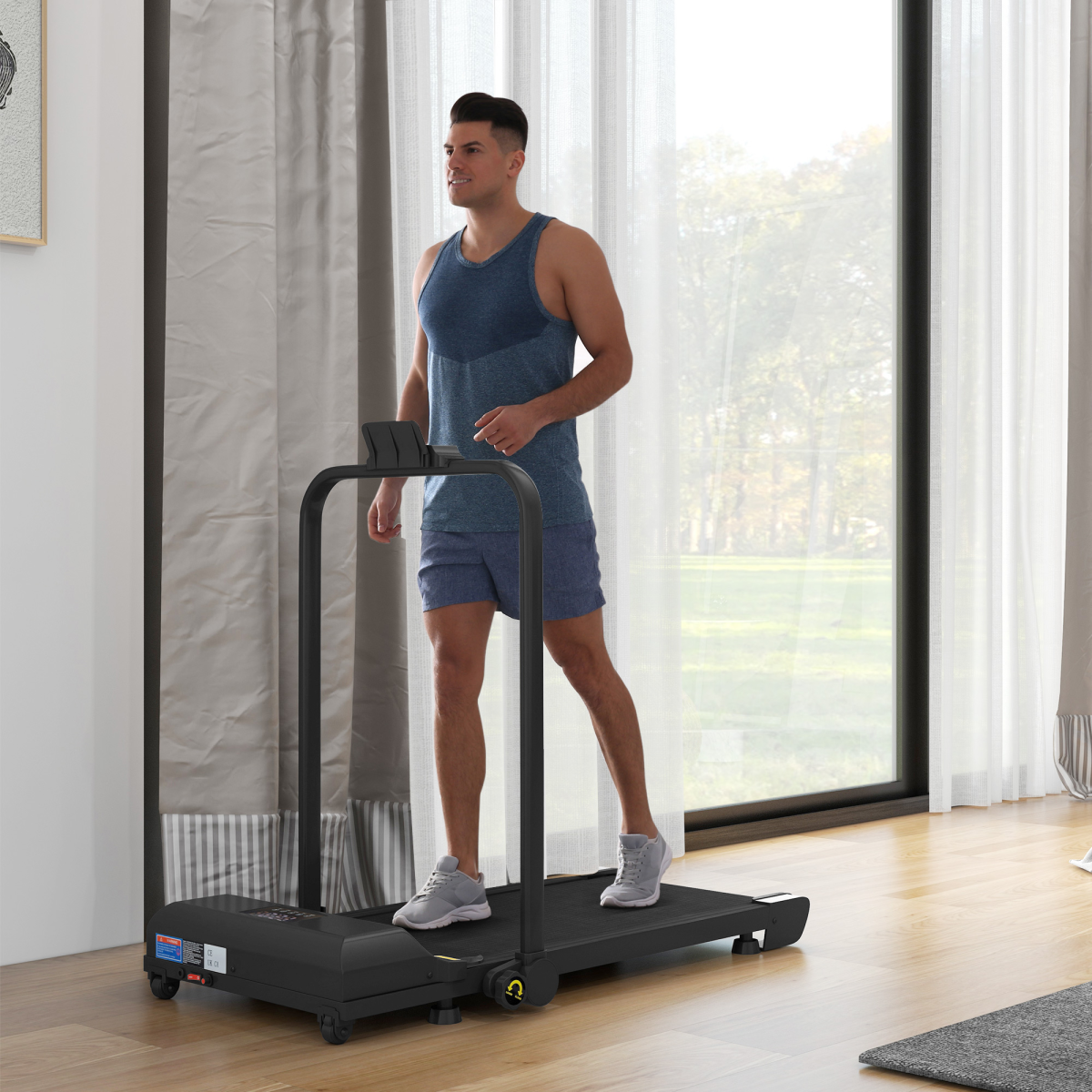 cortex-london-windsor-folding-treadmill-walking-pad-two-point-five-hp-black