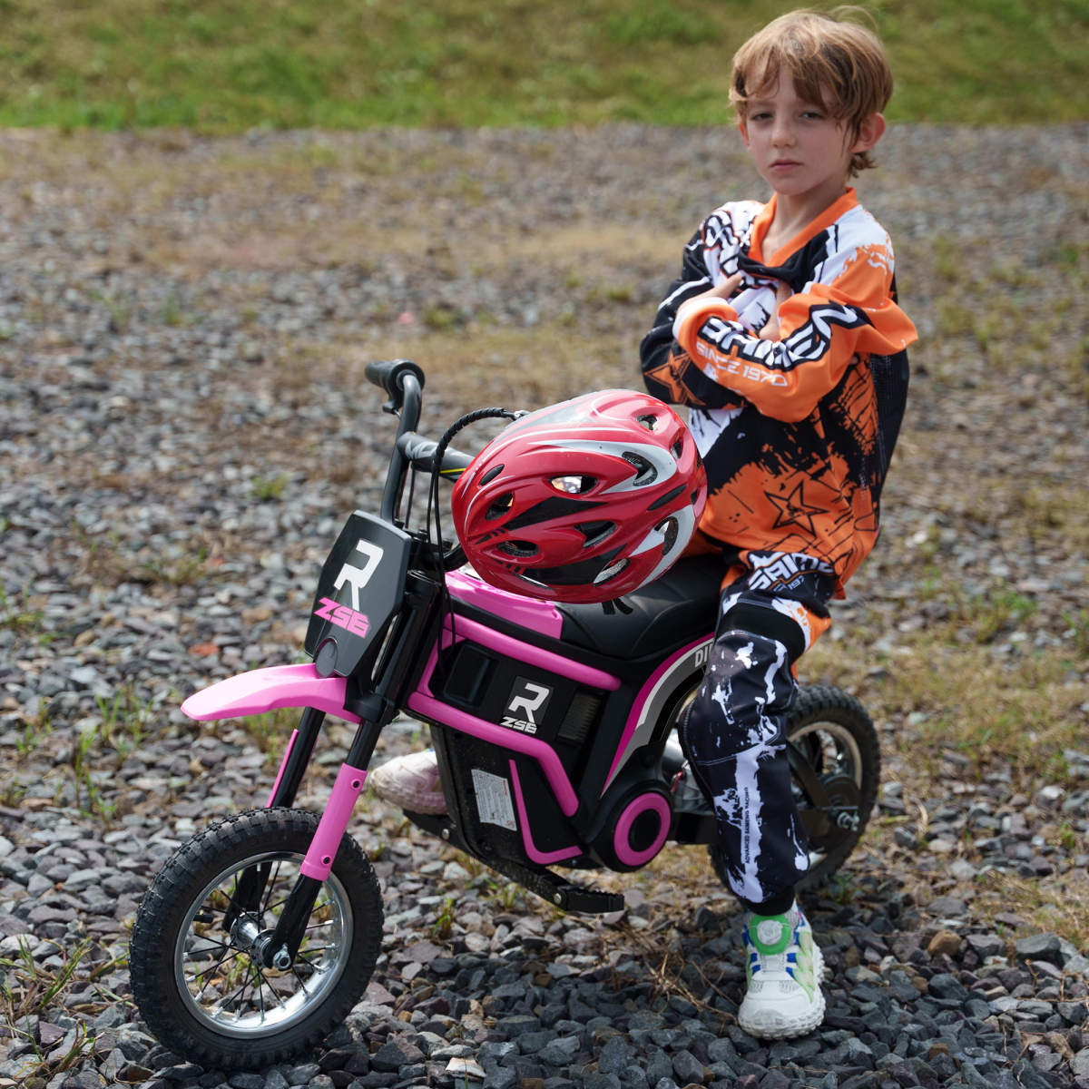 cortex-london-windsor-pink-kids-electric-motorbike-24v