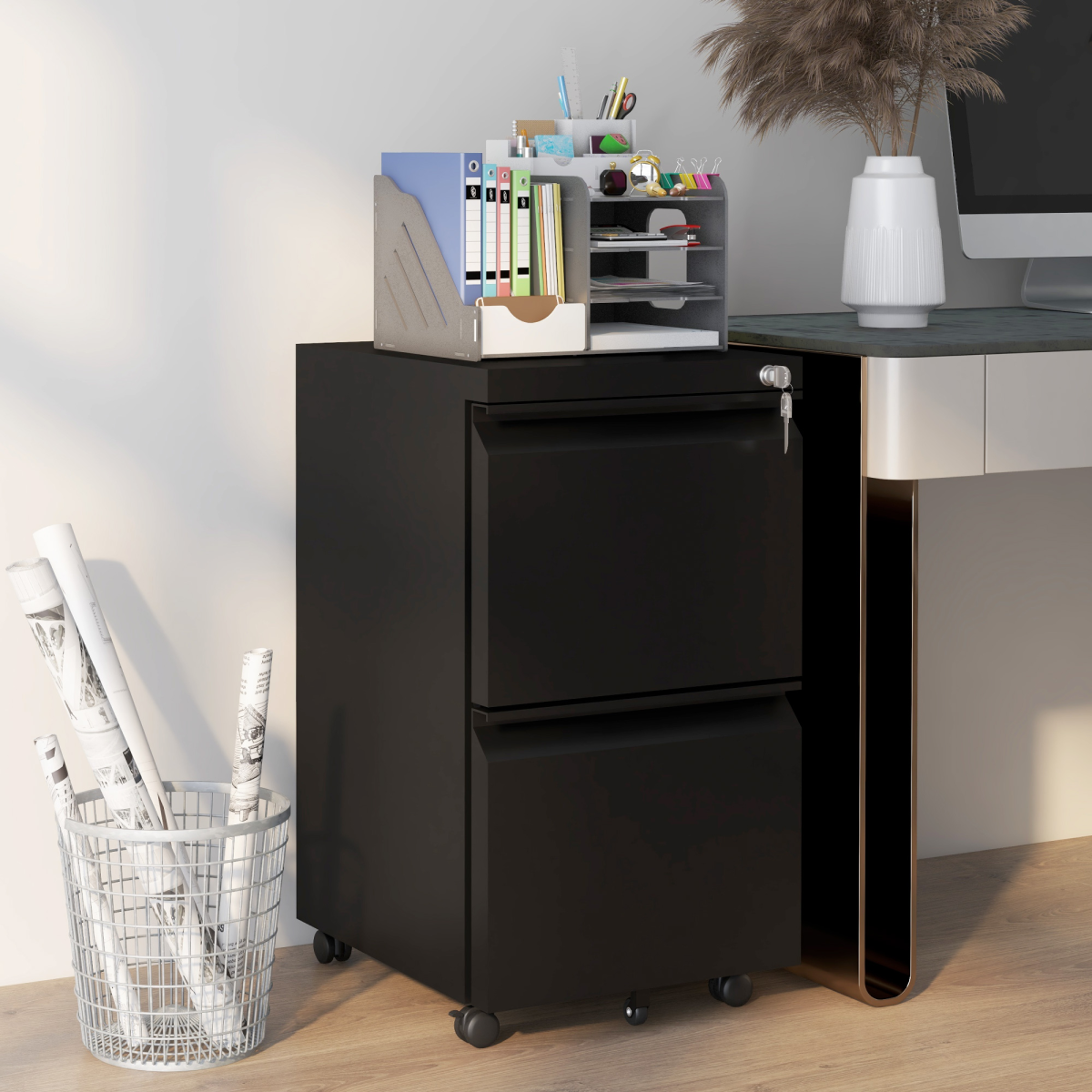 cortex-london-windsor-steel-filing-cabinet-with-lock-hanging-bar-black