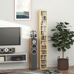 21L 75H cm Multimedia Shelf-Pine Wood Colour