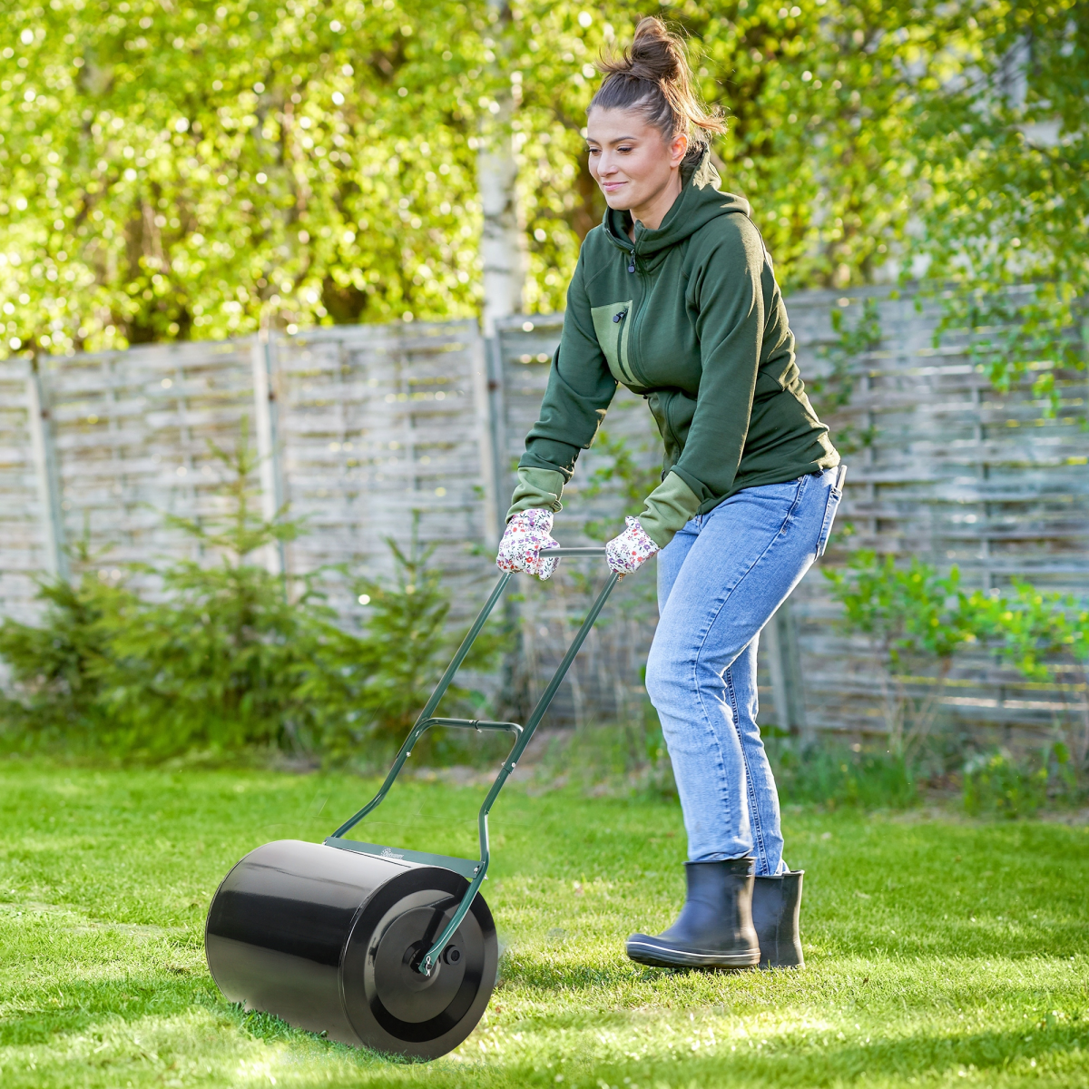 cortex-london-windsor-60l-steel-garden-roller-push-pull