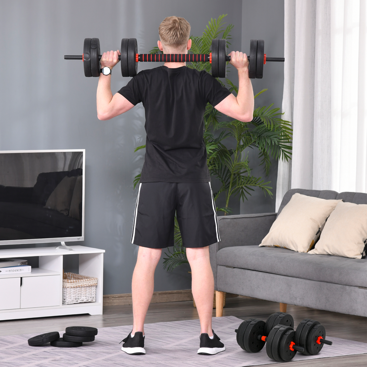 cortex-london-york-25kg-adjustable-2-in-1-barbell-dumbbell-weight-set