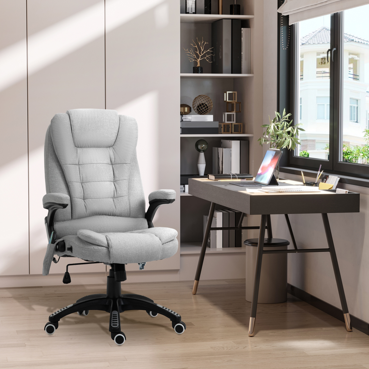cortex-london-windsor-executive-massage-reclining-office-chair-grey