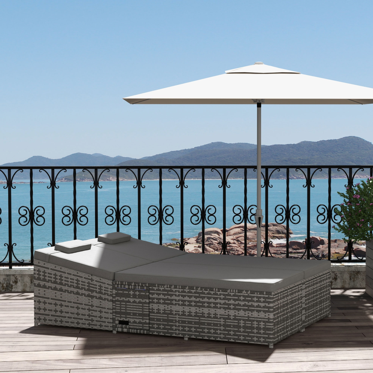 cortex-london-windsor-grey-rattan-double-sun-lounger-day-bed