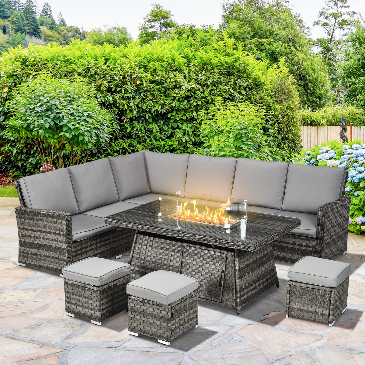 cortex-london-windsor-seven-piece-rattan-garden-fire-pit-set-50000-btu